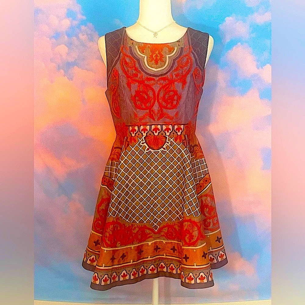 Beautiful Jewel-toned Party Mini Dress (Sz 10P/ but altered to a 6P)